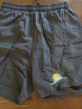 Dolfin Mens' Swim Trunks Black Size M